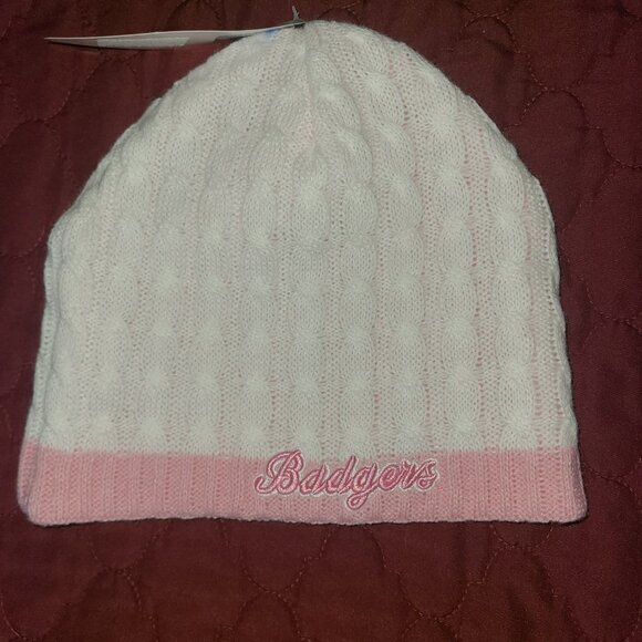 Wisconsin Badgers Pink hat - lined - Picture 3 of 3